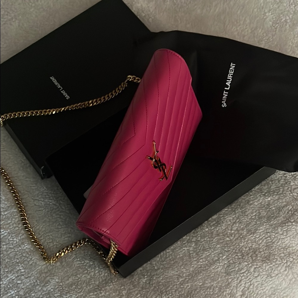 Limited Edition Saint Laurent Pink Chain Bag